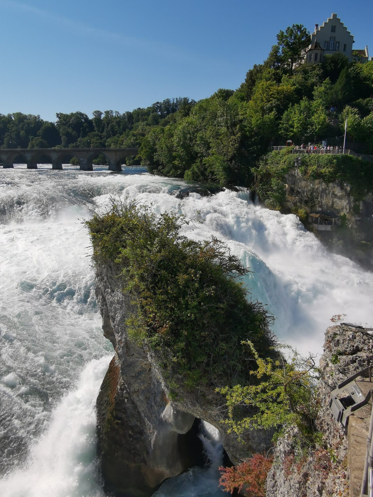 Aller aux chutes du Rhin en Suisse